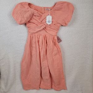 NWT Ivy City Co Sawyer Dress Coral Size 2